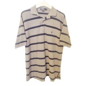 Polo Ralph Lauren thick knit men's Pique polo shirt. Size L